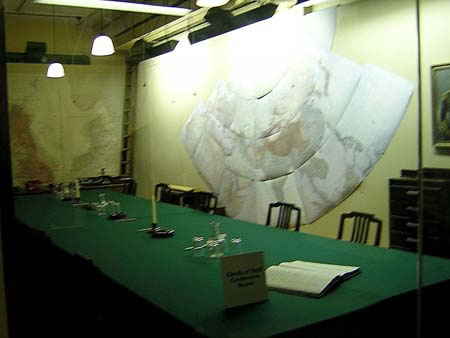 Cabinet War Rooms, the Map Room